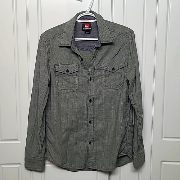 Quicksilver Mens Long Sleeve Shirt | Size Medium - Picture 1 of 8